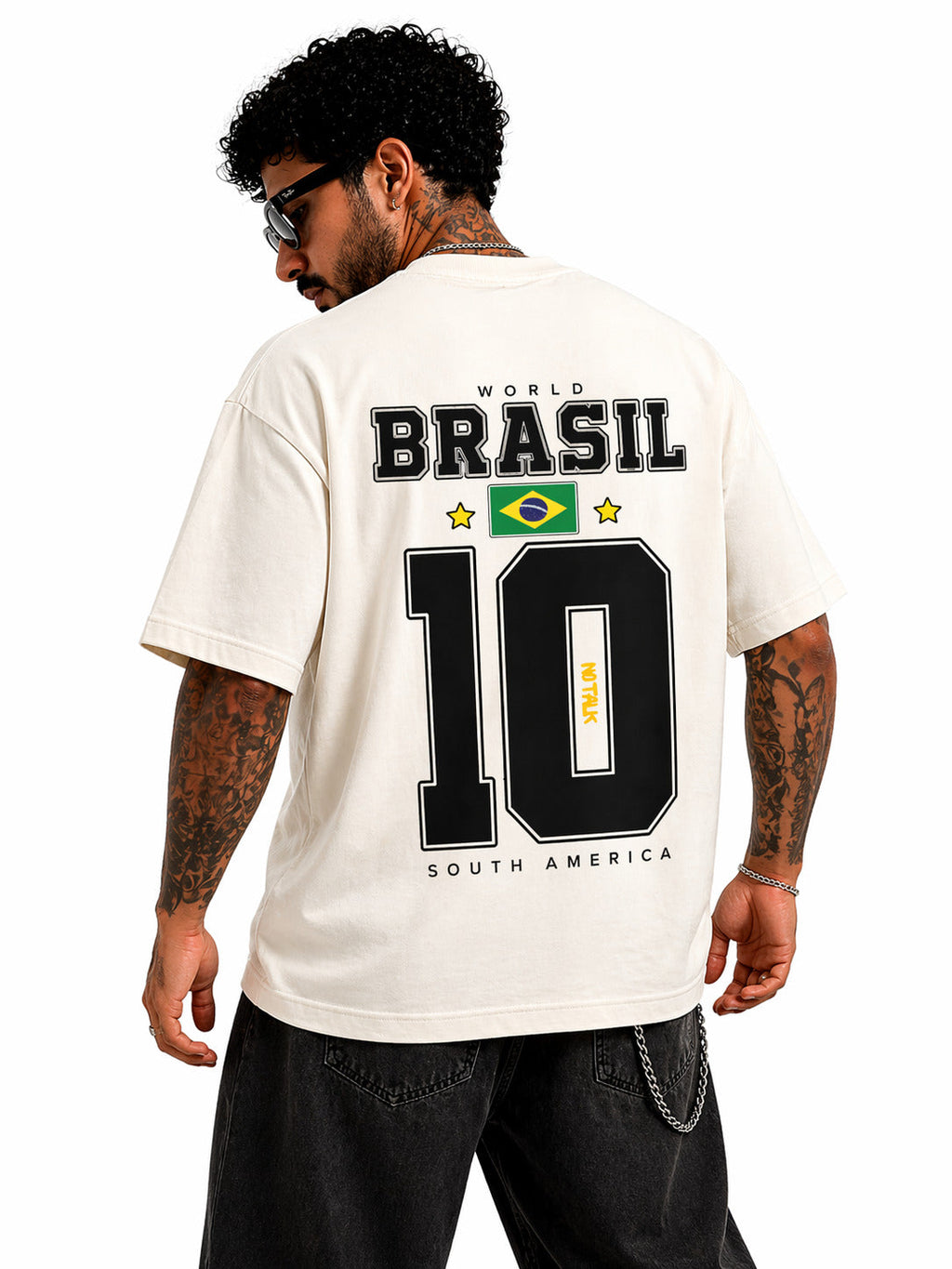 CAMISETA OVERSIZED "10"